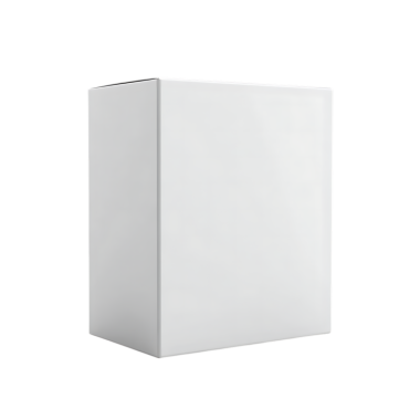 Bu resim, şeffaf bir arkaplanda izole edilmiş temiz, beyaz bir ürün kutusuna sahiptir. Bu, ambalaj tasarımı projeleri için çok yönlü bir modellemeye ihtiyaç duyan tasarımcılar için değerli bir özelliktir..