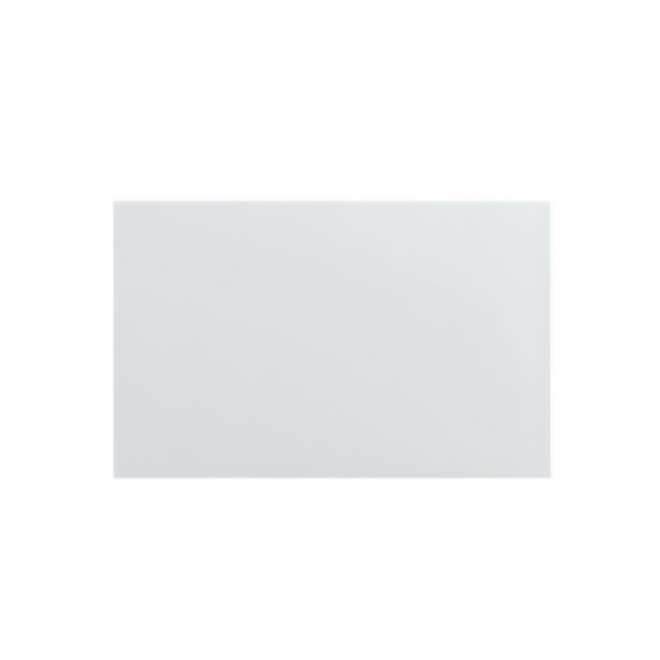 Bu resim şeffaf bir arkaplanda izole edilmiş boş bir beyaz dikdörtgen kartı içerir. Bu, tasarımcılar için projeleri için temiz ve kişiselleştirilebilir bir öğeye ihtiyaç duyan değerli bir özelliktir..