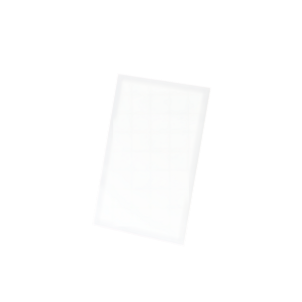 Bu resim şeffaf bir arkaplanda izole edilmiş boş bir beyaz dikdörtgen işareti içerir. Bu, modeller veya sunumlar için temiz ve kişiselleştirilebilir bir öğeye ihtiyaç duyan tasarımcılar için değerli bir özelliktir..