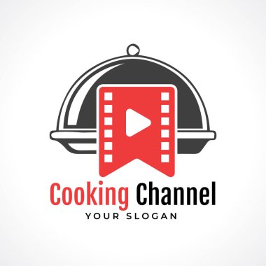 Yemek Kanalı Logosu tasarım şablonu