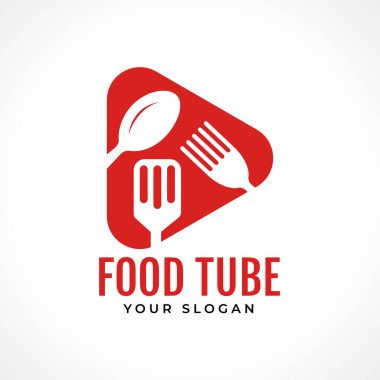 Yemek Kanalı Logosu tasarım şablonu