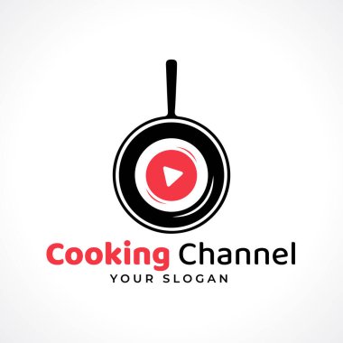 Yemek Kanalı Logosu tasarım şablonu