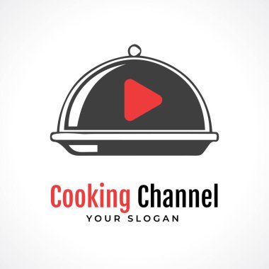 Yemek Kanalı Logosu tasarım şablonu