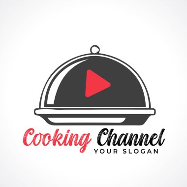 Yemek Kanalı Logosu tasarım şablonu