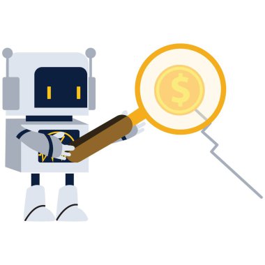 İncelenen Kâr Robotu, büyüteçle finansal şema