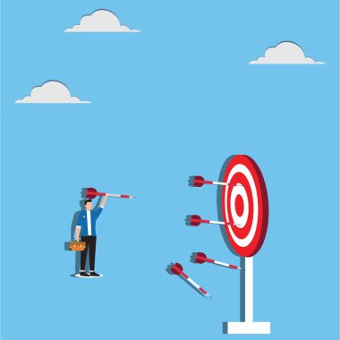 Pratik başarı, hedefi geliştirmek ve başarmak için çaba, hata, başarısızlık ve disiplini korumak için uygulama ve hedefe ulaşmak, iş adamlarının başarıya kadar hatalarla okçuluk çalışmaları