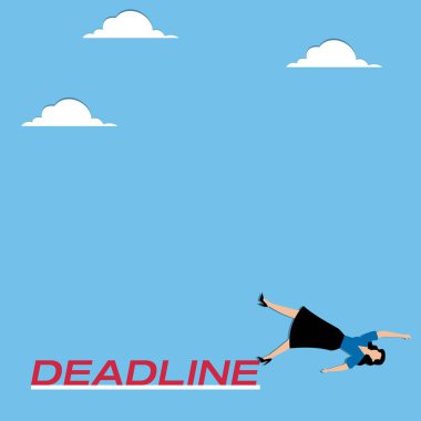 Kadın teslim tarihinden düştü.