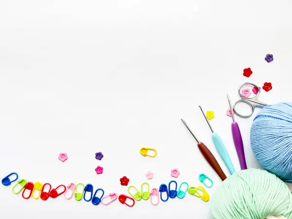 Renkli Örgü İşaretleri Çerçevesi