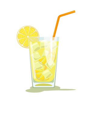 Bir bardak limonata. Yaz içeceği.