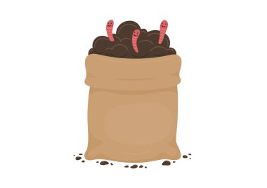 Torbada solucan gübresi