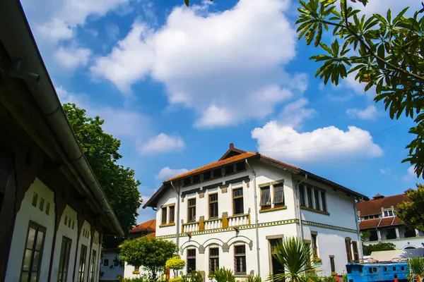 stock image The colonial building known as Lawang Sewu or Thousand Doors building located in Semarang, Central Java, Indonesia. Now used as a museum of Indonesian railways company.