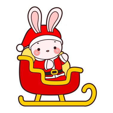 Şirin tavşan ikonu. Günlük aktivitelerde komik tavşan..