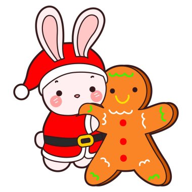 Şirin tavşan ikonu. Günlük aktivitelerde komik tavşan..