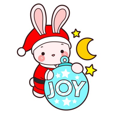 Şirin tavşan ikonu. Günlük aktivitelerde komik tavşan..