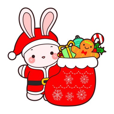 Şirin tavşan ikonu. Günlük aktivitelerde komik tavşan..