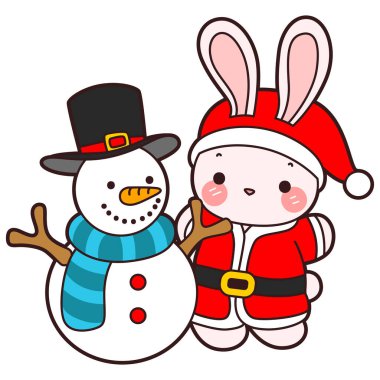 Şirin tavşan ikonu. Günlük aktivitelerde komik tavşan..