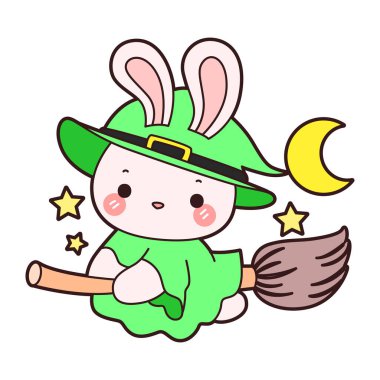 Şirin tavşan ikonu. Günlük aktivitelerde komik tavşan..