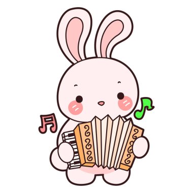 Şirin tavşan ikonu. Günlük aktivitelerde komik tavşan..