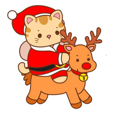 Çeşitli aktiviteleri olan bir grup sevimli kedi. Kupa defteri ve çıkartma için Kawaii hayvan kedisi. Komik kedi çizimleri..