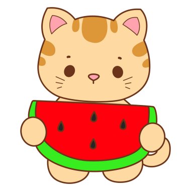 Çeşitli aktiviteleri olan bir grup sevimli kedi. Kupa defteri ve çıkartma için Kawaii hayvan kedisi. Komik kedi çizimleri..