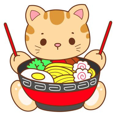 Çeşitli aktiviteleri olan bir grup sevimli kedi. Kupa defteri ve çıkartma için Kawaii hayvan kedisi. Komik kedi çizimleri..