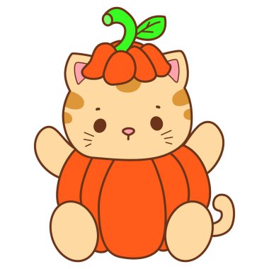 Çeşitli aktiviteleri olan bir grup sevimli kedi. Kupa defteri ve çıkartma için Kawaii hayvan kedisi. Komik kedi çizimleri..