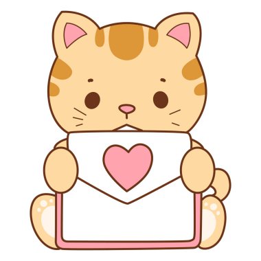 Çeşitli aktiviteleri olan bir grup sevimli kedi. Kupa defteri ve çıkartma için Kawaii hayvan kedisi. Komik kedi çizimleri..