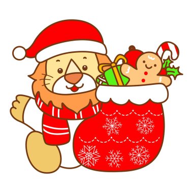 Şirin Aslan vektör ikonu. Komik bebek aslan hayvan serisi illüstrasyonu. Yumuşak Aslan Tasarımları 'nın hayatı.