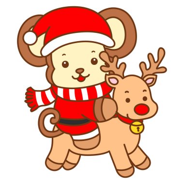 Şirin maymun vektör ikonu. Komik bebek maymun hayvan serisi örnekleri. Yumuşak Maymun Tasarımları Hayatı.