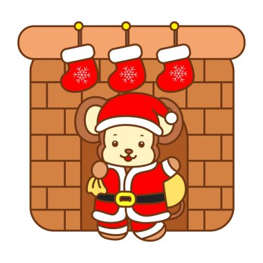 Şirin maymun vektör ikonu. Komik bebek maymun hayvan serisi örnekleri. Yumuşak Maymun Tasarımları Hayatı.