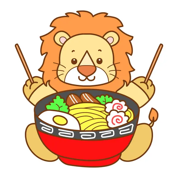 Şirin Aslan vektör ikonu. Komik bebek aslan hayvan serisi illüstrasyonu. Yumuşak Aslan Tasarımları 'nın hayatı.