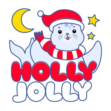 Şirin Seal vektör ikonu. Komik bebek fok hayvan serisi illüstrasyonu. Yumuşak Mühür Tasarımlarının Hayatı.