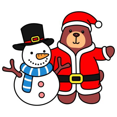 Sevimli ayı ikonu. Günlük aktivitelerde komik ayı..