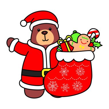 Sevimli ayı ikonu. Günlük aktivitelerde komik ayı..