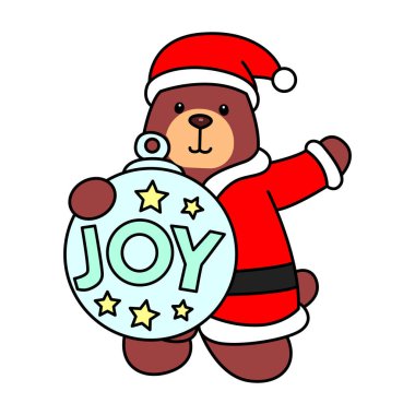 Sevimli ayı ikonu. Günlük aktivitelerde komik ayı..