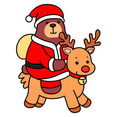 Sevimli ayı ikonu. Günlük aktivitelerde komik ayı..