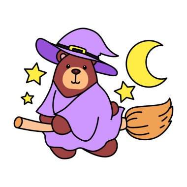 Sevimli ayı ikonu. Günlük aktivitelerde komik ayı..