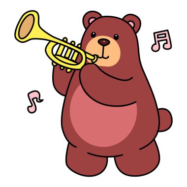 Sevimli ayı ikonu. Günlük aktivitelerde komik ayı..