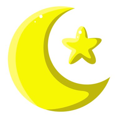 Ramazan ikonu seti. Müslüman Mübarek 'in resmi. Müslüman ya da İslam unsurlarının el çizimi..