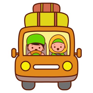 Ramazan ikonu seti. Müslüman Mübarek 'in resmi. Müslüman ya da İslam unsurlarının el çizimi..