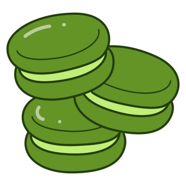 Tatlı bir tatlı ve restoran ve kafe için içecek..