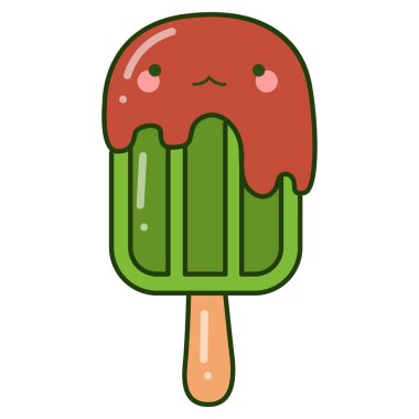 Tatlı bir tatlı ve restoran ve kafe için içecek..