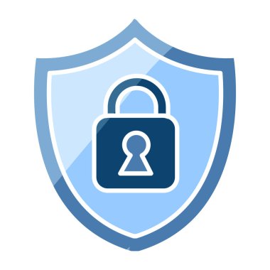 Genel Veri Koruma Düzenleme simgesi seti, güvenli gizlilik ögeleri