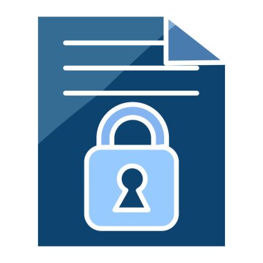 Genel Veri Koruma Düzenleme simgesi seti, güvenli gizlilik ögeleri