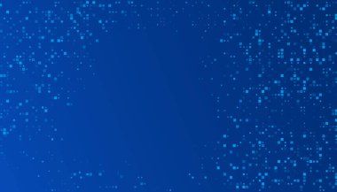 İş tasarımı için mavi soyut piksel arkaplan.