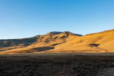 Güney Afrika, KwaZulu-Natal 'daki Currie Dağı Doğa Koruma Alanı' ndaki güzel manzara.