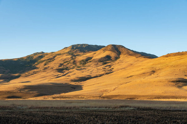 Beautiful landscape scenery in Mount Currie Nature Reserve in KwaZulu-Natal, South Africa