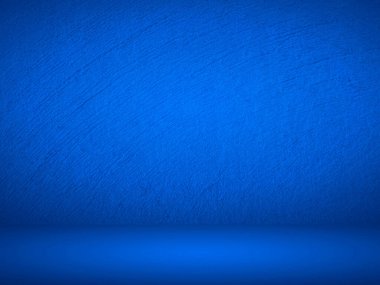 Siyah ve mavi arka plan. Web tasarım şablonları için soyut mavi arkaplan, noel, sevgililer günü, ürün stüdyosu odası ve düzgün gradyan renkte iş raporu. Ürün tasarımı tanıtımı için mavi eğimli oda veya Gradyan oda mavisi