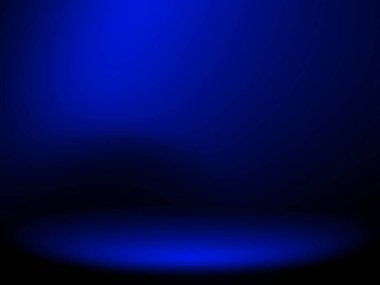 Siyah ve mavi arka plan. Web tasarım şablonları için soyut mavi arkaplan, noel, sevgililer günü, ürün stüdyosu odası ve düzgün gradyan renkte iş raporu. Ürün tasarımı tanıtımı için mavi eğimli oda veya Gradyan oda mavisi