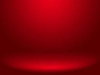 Soyut kırmızı arkaplan, sevgililer günü veya Noel tasarımı düzeni, stüdyo, web şablonu, oda ve pürüzsüz bir gradyan renk ile rapor etmek için kullanılabilir. Siyah ve kırmızı arka plan. Ürün tasarımı promosyonu için kırmızı oda